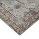 3' X 5' Gray Rust And Brown Medallion Area Rug