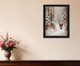 Santa's Winter Stroll Black Framed Wall Art