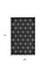 4' X 6' Black And Ivory Geometric Indoor Outdoor Area Rug