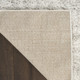 4' X 6' Gray And Ivory Abstract Shag Area Rug