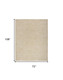 6' X 9' Ivory And Gold Abstract Indoor Outdoor Area Rug