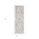 7' Gray Abstract Power Loom Runner Rug