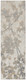 7' Gray Abstract Power Loom Runner Rug