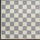 8' X 10' Ivory Checkered Area Rug