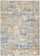 5' X 7' Beige Abstract Area Rug