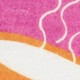 4' X 6' Pink And Blue Ice Cream and Donut Youthful Washable Area Rug