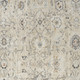6' X 9' Ivory Floral Distressed Area Rug