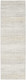 7' Ivory Geometric Distressed Runner Rug