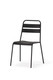 Set of Four Gray Faux Leather Dining Side Chairs