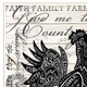 Faith Family Farm Rooster White Framed Wall Art