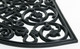 18" X 30" Black Rubber Welcome Outdoor Semi Circle Door Mat
