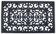 18" X 30" Black Rubber Outdoor Door Mat