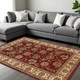 10' X 13' Red Oriental Area Rug