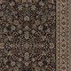 4' X 6' Black And Ivory Oriental Area Rug