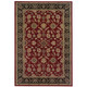 10' X 13' Red And Black Oriental Area Rug
