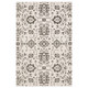 7' X 10' Ivory And Gray Oriental Area Rug