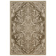 5' X 8' Gold And Beige Oriental Area Rug