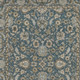 10' X 13' Blue And Beige Oriental Area Rug With Fringe