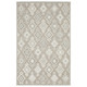 7' X 10' Beige And Gray Oriental Area Rug