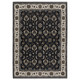 10' X 13' Blue And Ivory Oriental Area Rug With Fringe