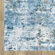 5' X 7' Ivory Abstract Distressed Area Rug
