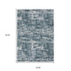 5' X 8' Gray And Ivory Geometric Area Rug