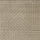 7' X 10' Beige And Gray Striped Area Rug With Fringe