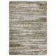2' X 3' Brown And Ivory Striped Distressed Area Rug