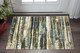 3' X 5' Beige And Blue Abstract Area Rug