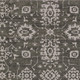 5' X 8' Gray And Ivory Oriental Area Rug