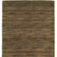 8' Brown Wool Hand Tufted Runner Rug