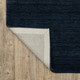 8' X 10' Navy Blue Wool Hand Tufted Area Rug