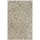 10' X 13' Brown And Ivory Wool Floral Hand Tufted Area Rug