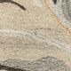 10' X 13' Beige And Charcoal Wool Abstract Hand Tufted Area Rug