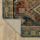 10' X 13' Blue Brown And Green Tribal Area Rug