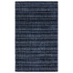 10' X 13' Navy Blue And Blue Striped Hand Tufted Area Rug