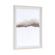 Torn Terrain I Gray Shadowbox Minimalistic Wall Art