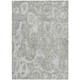 3' X 5' Ivory Taupe And Beige Abstract Washable Indoor Outdoor Area Rug