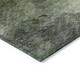 9' X 12' Green And Ivory Abstract Washable Indoor Outdoor Area Rug