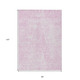 8' X 10' Pink And Ivory Geometric Washable Indoor Outdoor Area Rug