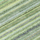 8' X 10' Artichoke Green And Olive Green Striped Washable Indoor Outdoor Area Rug