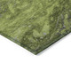 9' X 12' Olive Green And Lime Green Abstract Washable Indoor Outdoor Area Rug