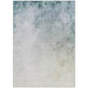 8' X 10' Beige Sky Blue And Teal Blue Ombre Washable Indoor Outdoor Area Rug