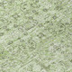 5' X 8' Artichoke Green And Olive Green Floral Washable Indoor Outdoor Area Rug