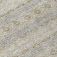5' X 8' Silver Gray And Gold Floral Medallion Washable Indoor Outdoor Area Rug