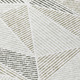 10' X 14' Taupe Brown And Beige Geometric Washable Indoor Outdoor Area Rug