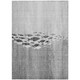 5' X 8' Gray Silver And Charcoal Nautical Washable Indoor Outdoor Area Rug
