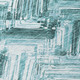 10' X 14' Teal Blue Aqua And Ivory Geometric Washable Indoor Outdoor Area Rug
