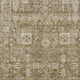 5' X 8' Brown Beige And Ivory Oriental Washable Indoor Outdoor Area Rug