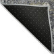 8' X 10' Charcoal Gray And Ivory Oriental Washable Indoor Outdoor Area Rug